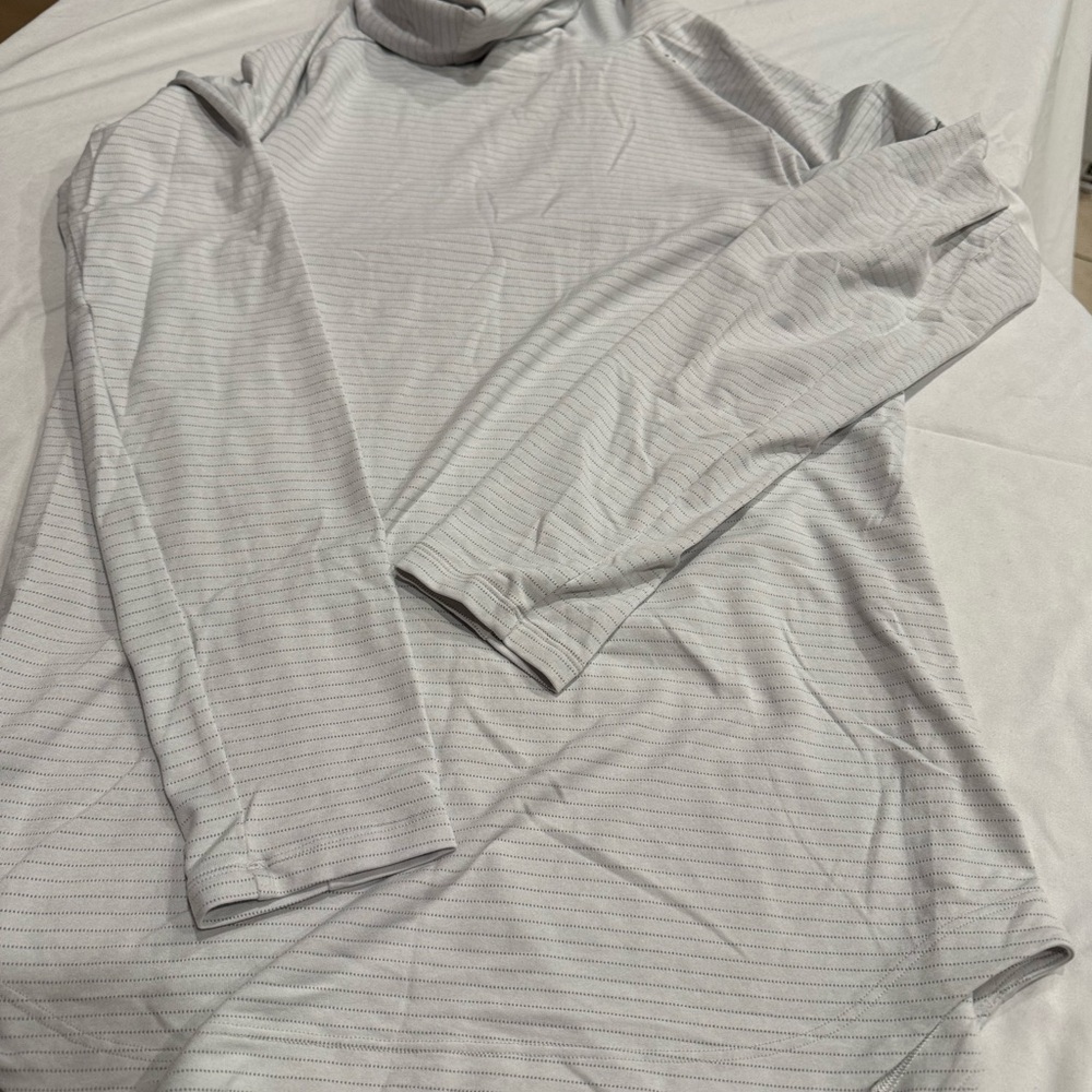 Lululemon Athletica Cream Striped Top with Bellagio